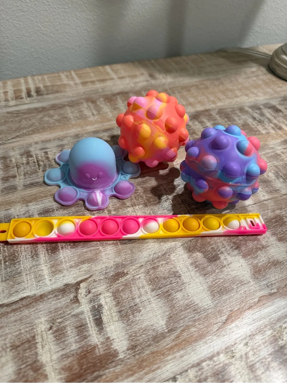 Kids Silicone Pop Fidget Toy Bundle - Pastel Multicolor